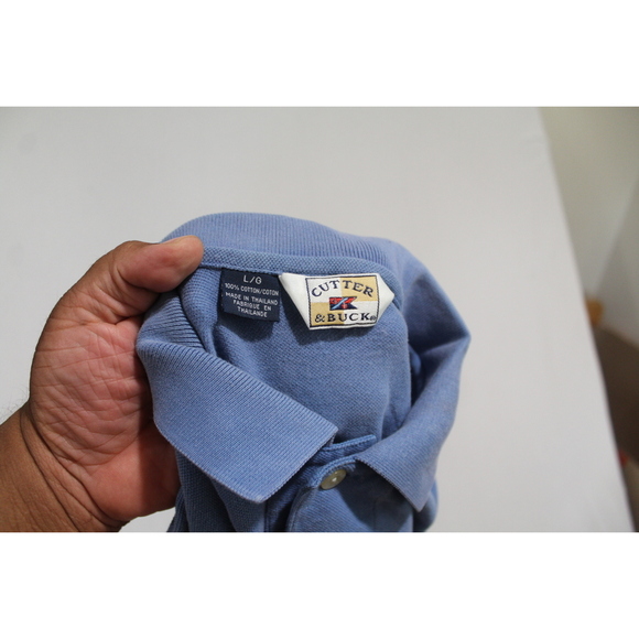 Cutter & Buck Men Blue Tennessee Titans Polo Shirt Casual Size Large - Picture 2 of 9